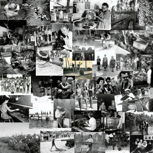 Collage of historical images from the Florida Memory Project