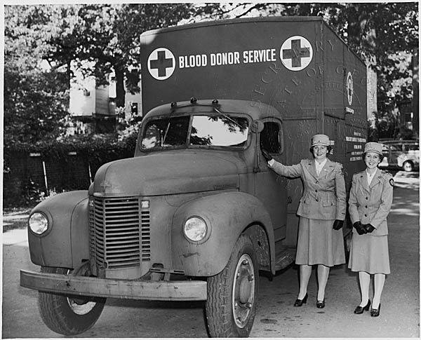 Image shows Red Cross Motor Corps members at work
(Image courtesy of the Lamar Q. Ball Collection, Georgia Archives)