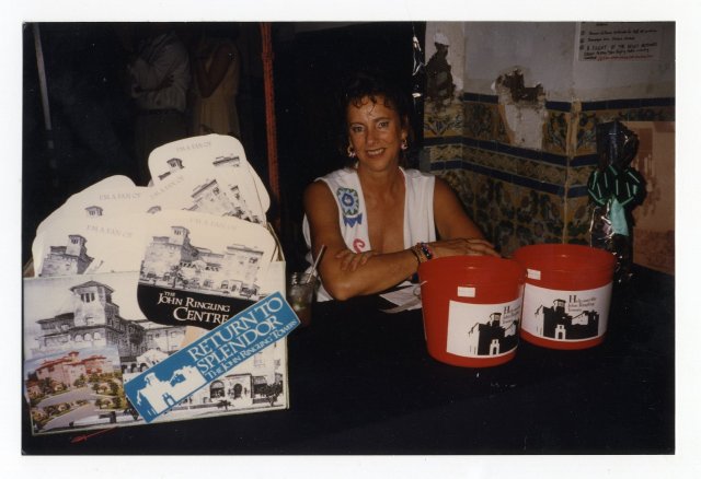 Community member volunteering at the hotel (Image courtesy of the Kathy Vaughn Collection, Sarasota County History Center)